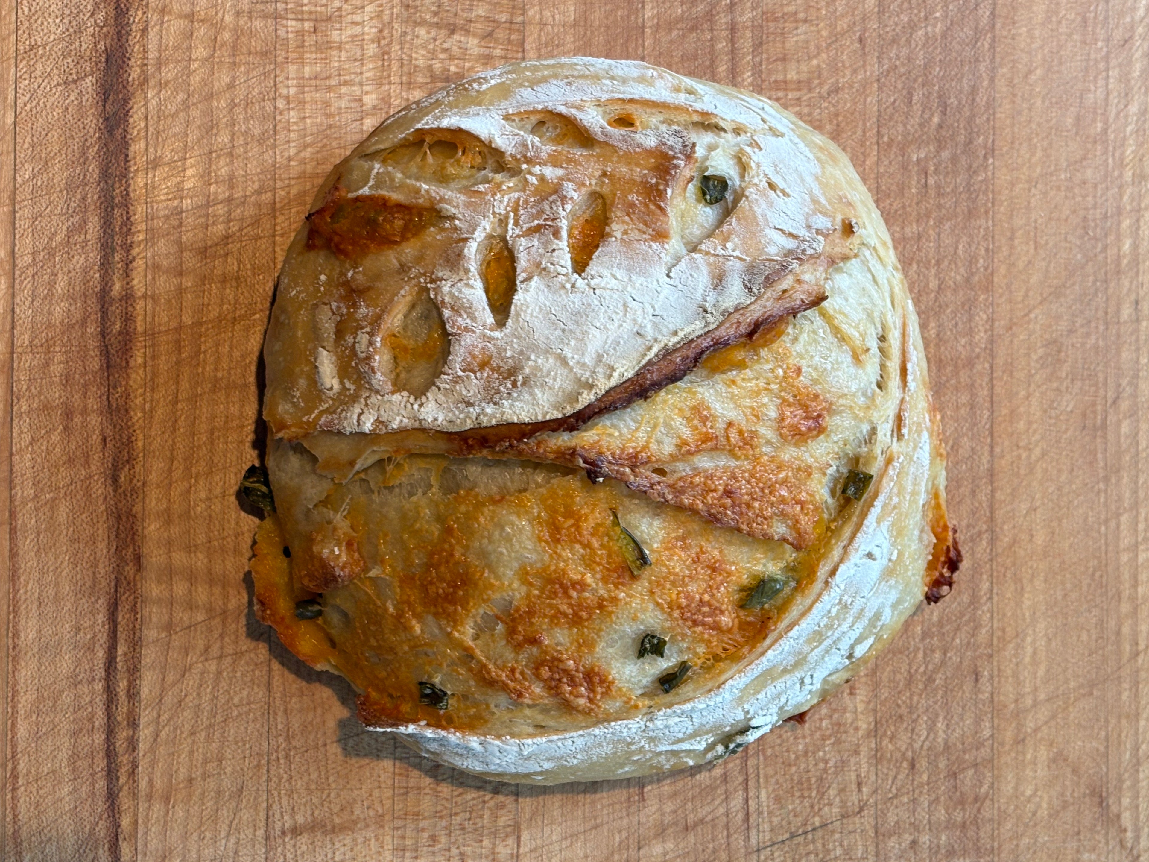 Cheddar Jalapeño Sourdough